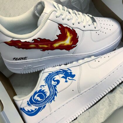 Fire x Water Air Force 1 Custom