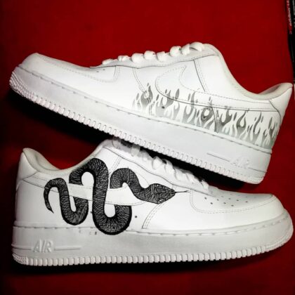 Flame x Snake Air Force 1 Custom