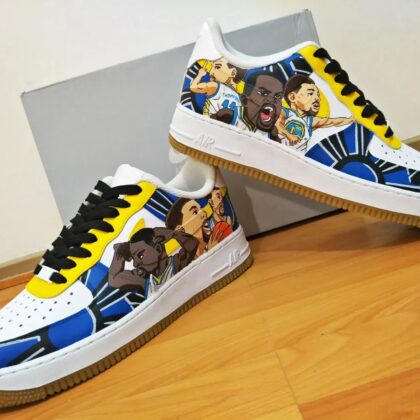 GSW Big 3 Air Force 1 Custom