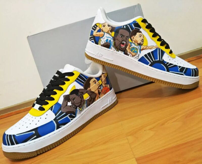 GSW Big 3 Air Force 1 Custom