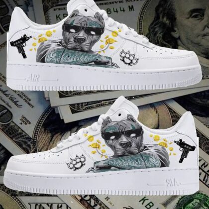 Gangster Pitbull Air Force 1 Custom