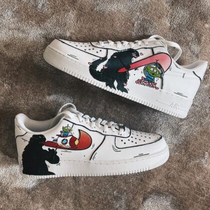 Godzilla x Alien Air Force 1 Custom