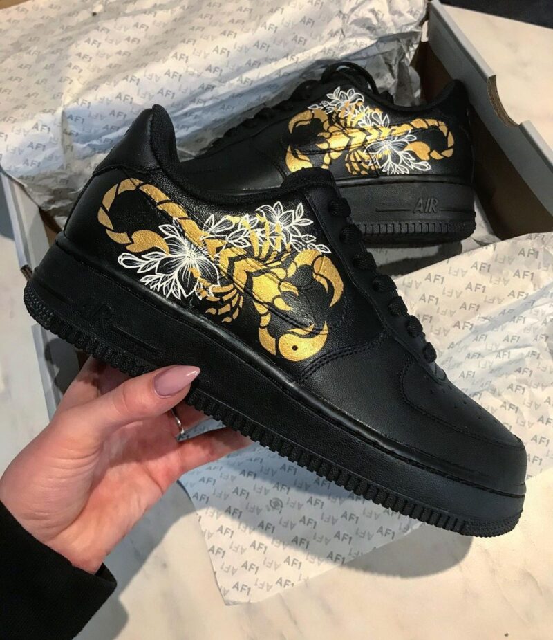 Golden Scorpion Air Force 1 Custom