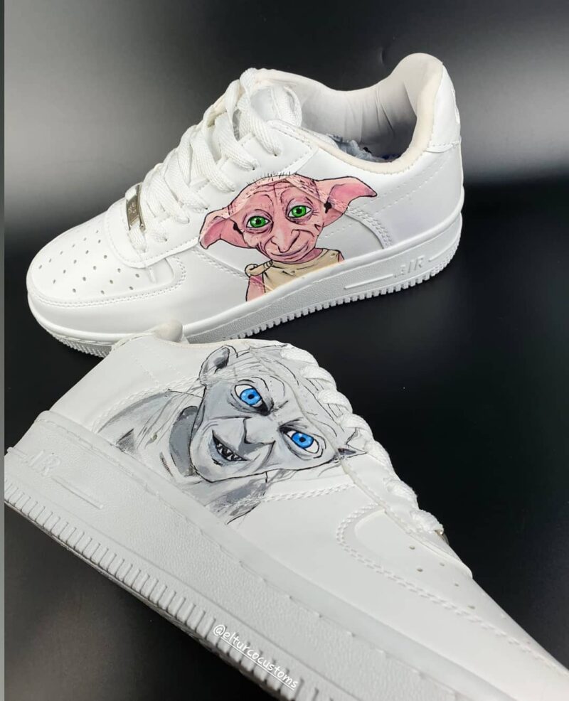 Gollum x Dobby Air Force 1 Custom