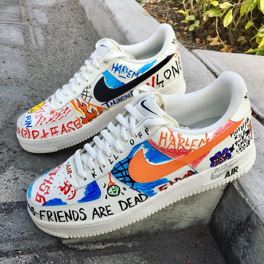 Custom Nike Air Force 1 Low Graffiti - Sneaker_Connect_Za