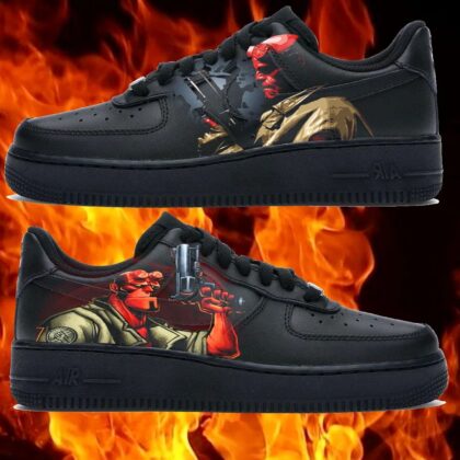 Hellboy Air Force 1 Custom