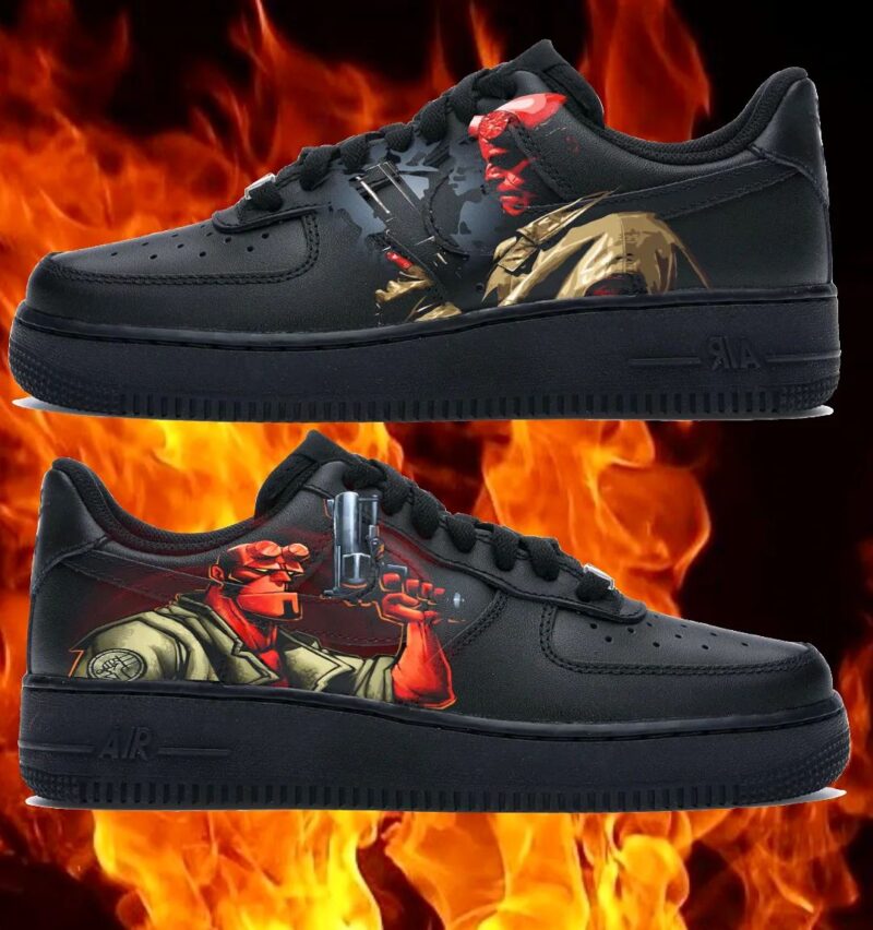 Hellboy Air Force 1 Custom