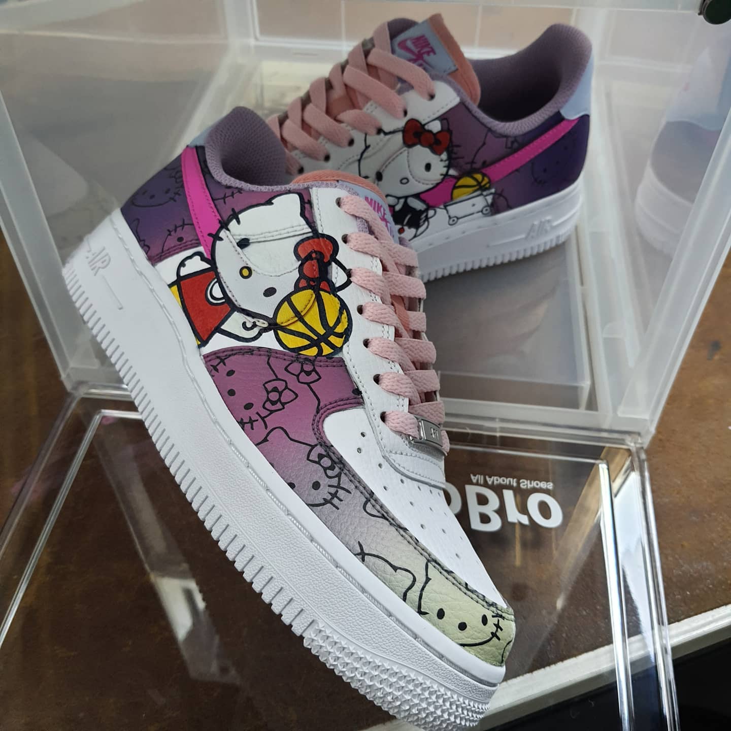 Hello Kitty / LV Custom AF1s