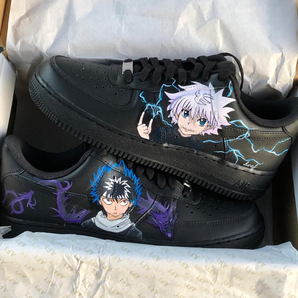custom air force 1 killua