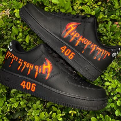 Hot Lava x Flame Air Force 1 Custom