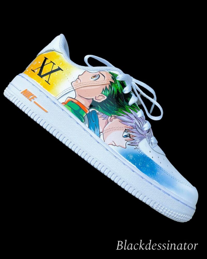 Hunter x Hunter - Gon x Killua Air Force 1 Custom