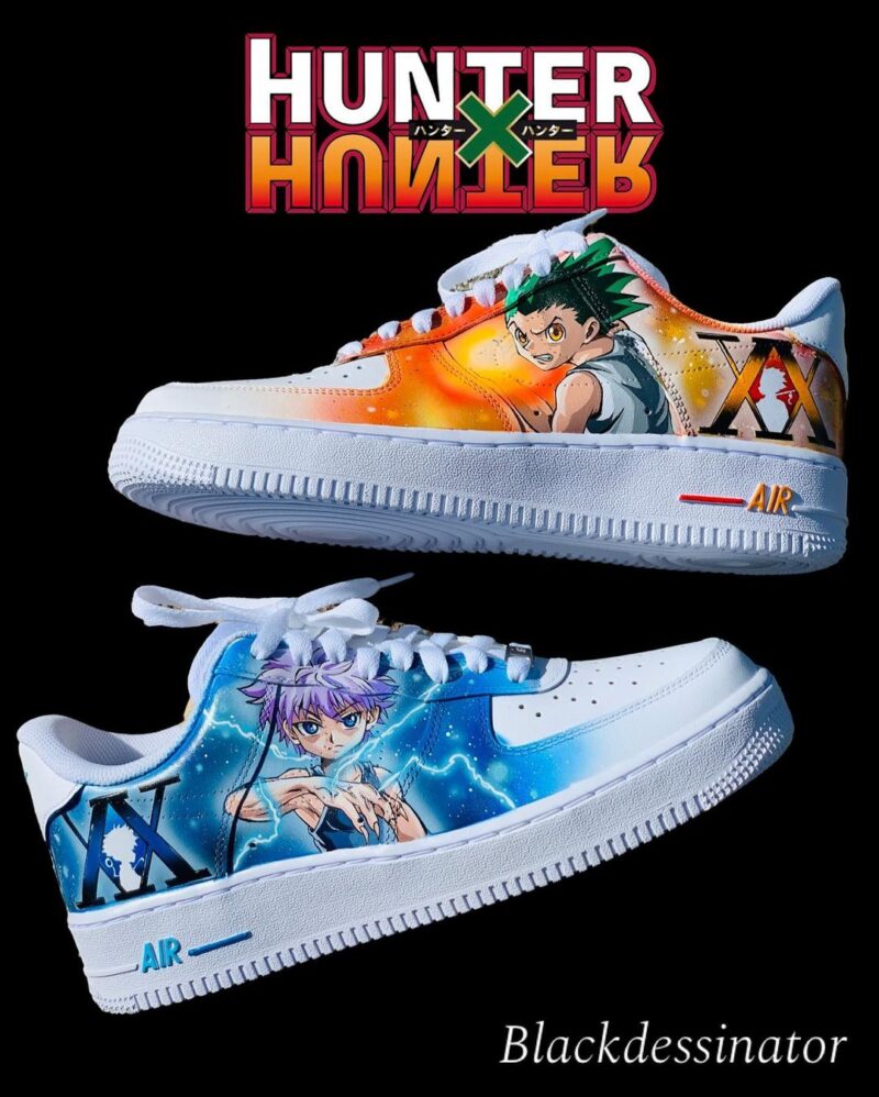 Hunter x Hunter - Gon x Killua Air Force 1 Custom