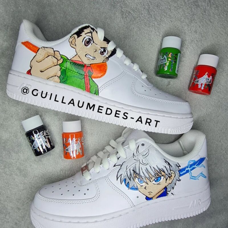 Hunter x Hunter - Gon x Killua Air Force 1 Custom