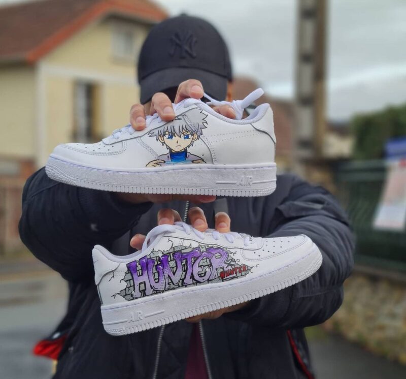 Hunter x Hunter - killua Air Force 1 Custom