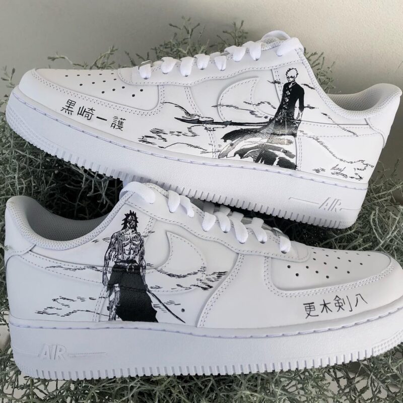 Ichigo x Kenpachi Air Force 1 Custom