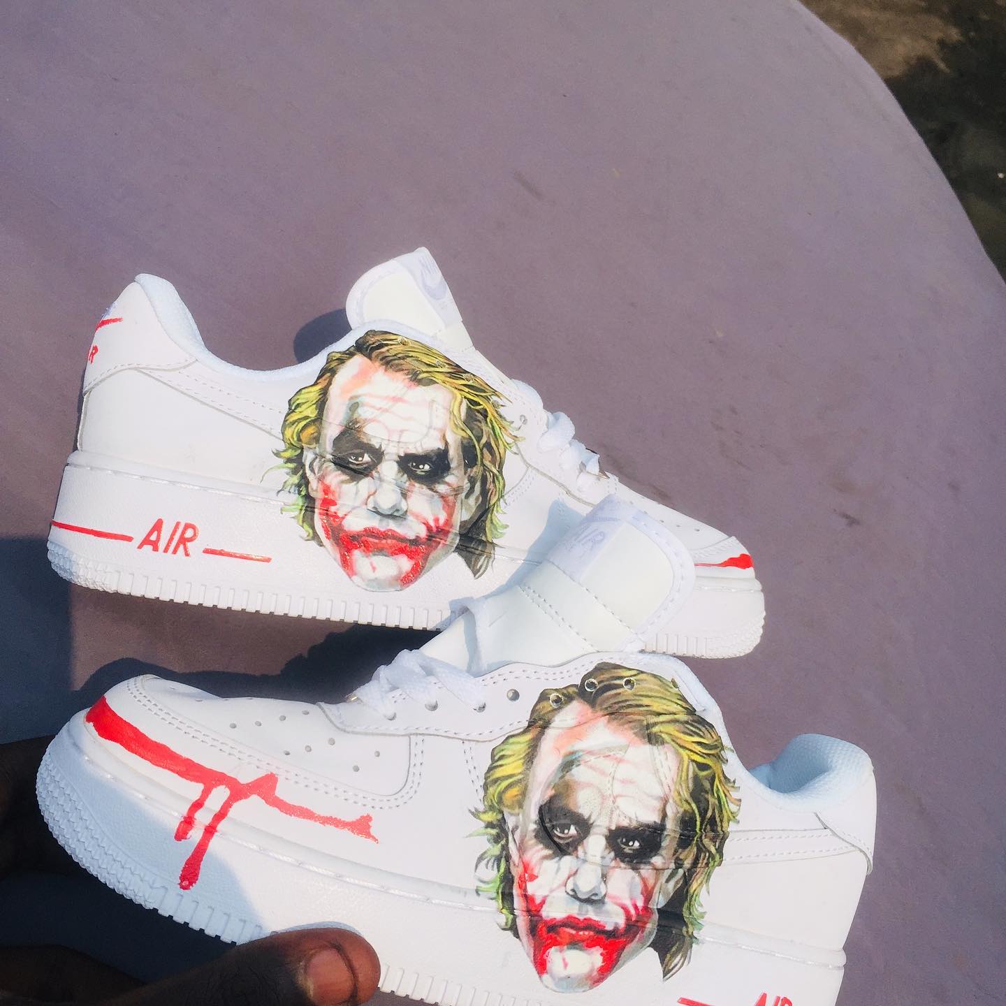 Joker Air Force 1 Custom - Daniel Customs