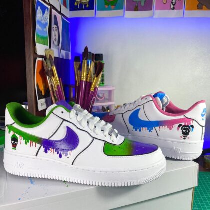 Joker and Harley Quinn Air Force 1 Custom