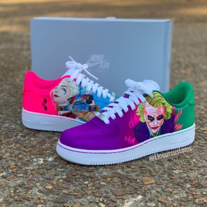 Joker x Harley Air Force 1 Custom