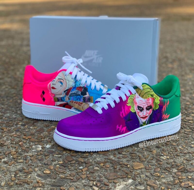 Joker x Harley Air Force 1 Custom