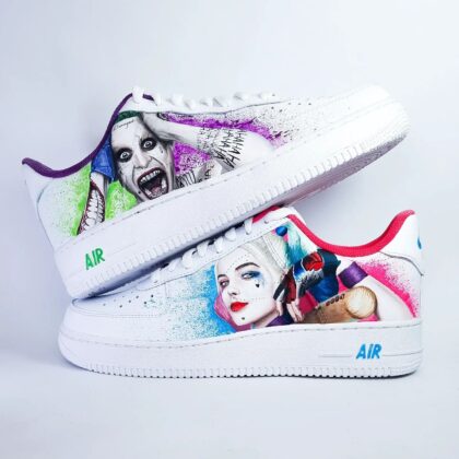 Joker x Harley Quinn Air Force 1 Custom