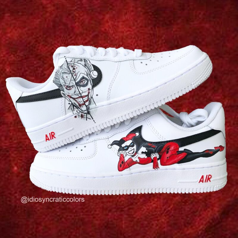 Joker x Harley Quinn Air Force 1 Custom