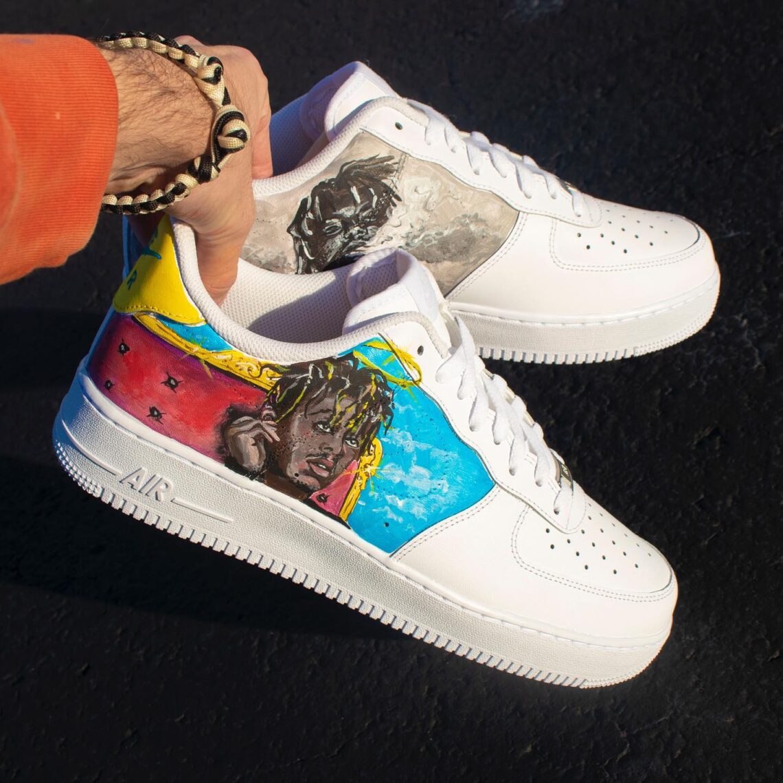 custom juice wrld air force 1