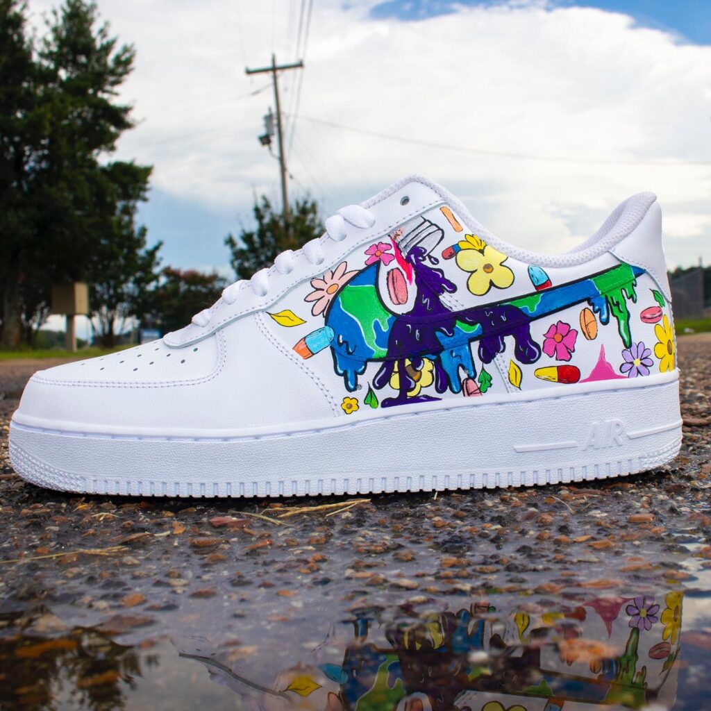 custom juice wrld air forces