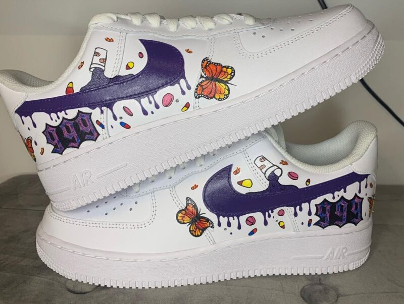 Juice WRLD Air Force 1 Custom