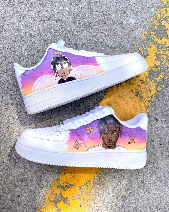 Juice WRLD Air Force 1 Custom - Daniel Customs