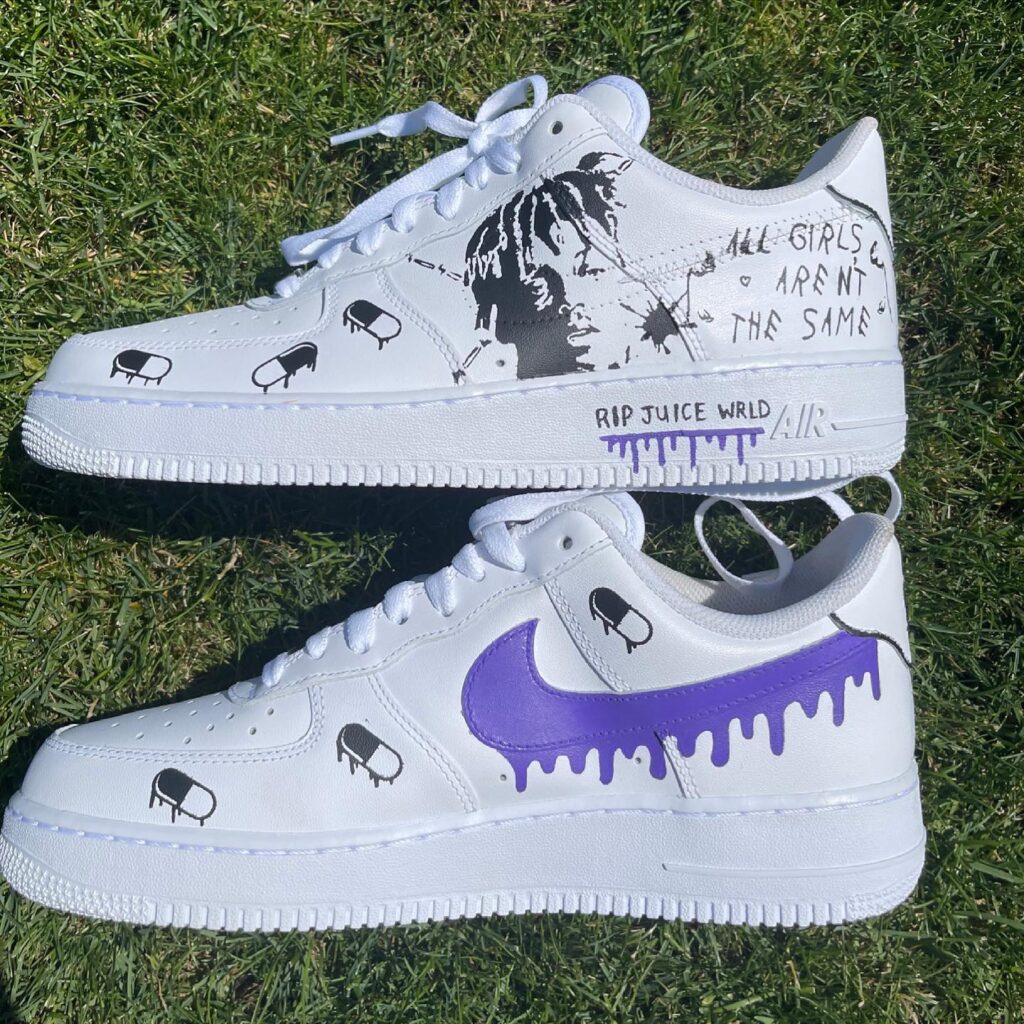 custom juice wrld air forces