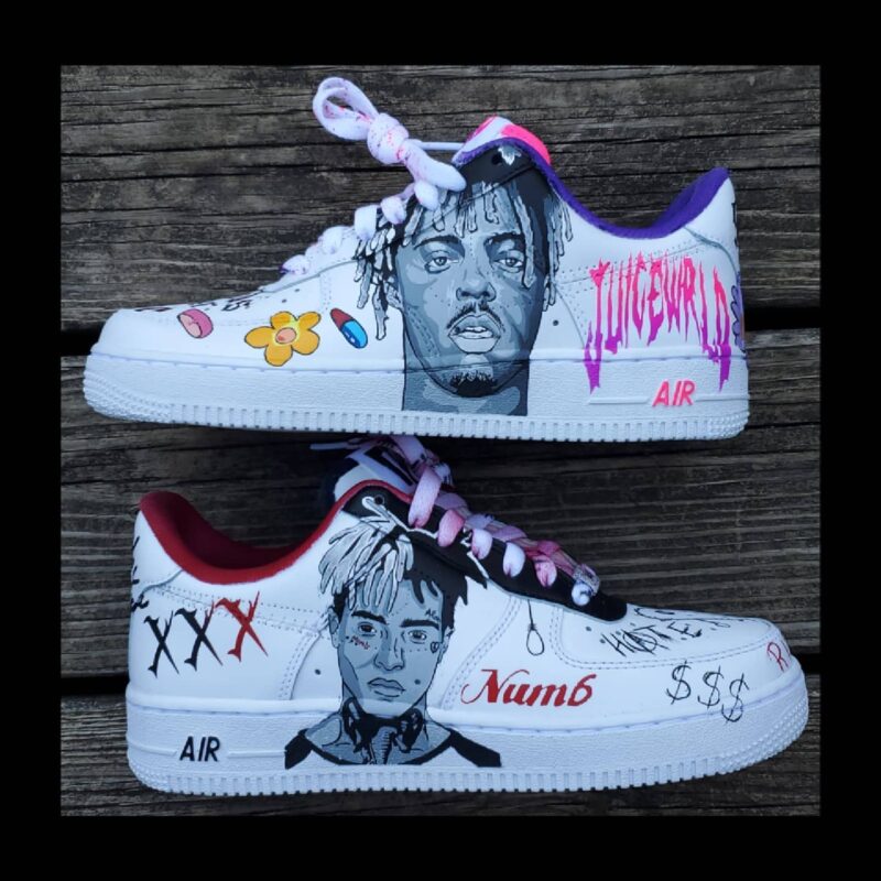 Juice WRLD x XXXTENTACION Air Force 1 Custom