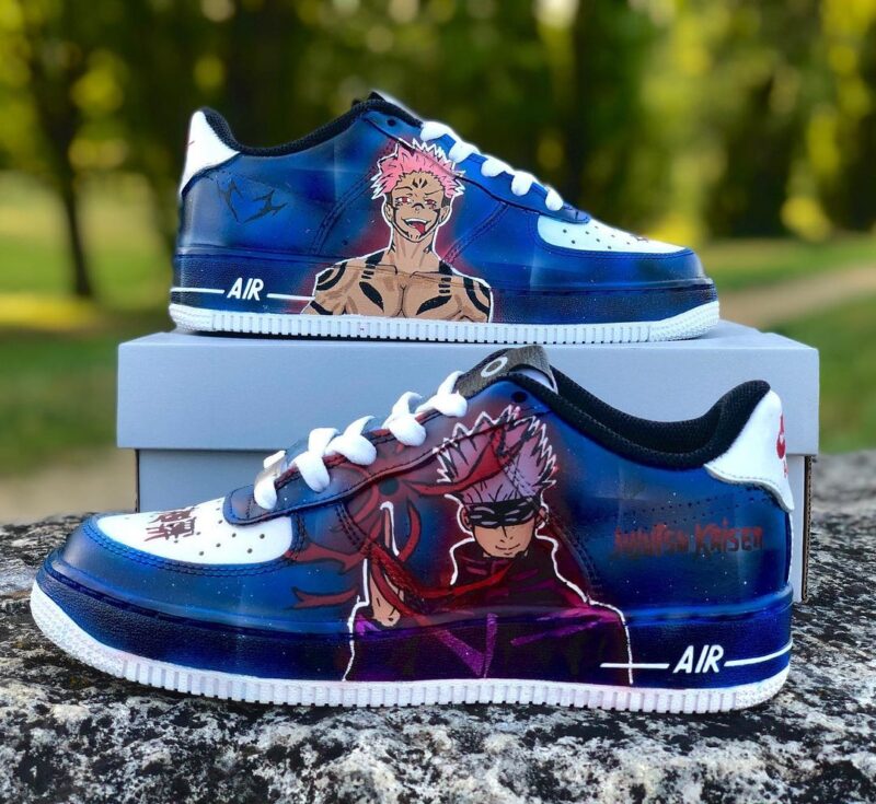 Jujutsu Kaisen - Satoru Gojo x Sukuna Air Force 1 Custom