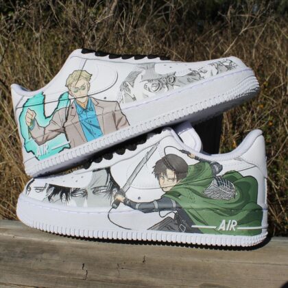 Jujutsu Kaisen x Attack on Titan Air Force 1 Custom