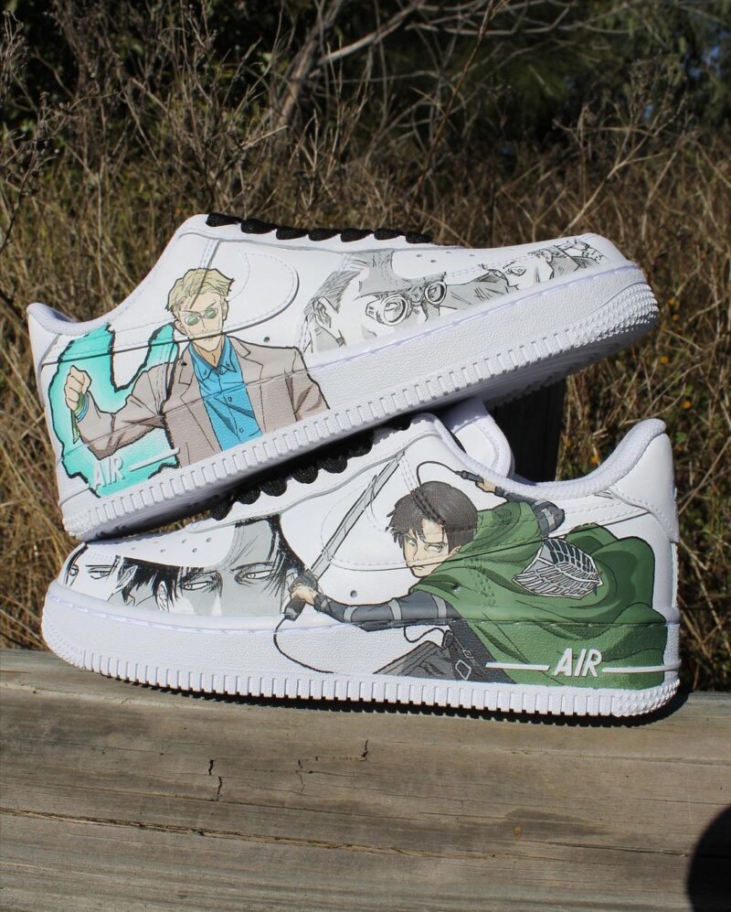 Jujutsu Kaisen x Attack on Titan Air Force 1 Custom