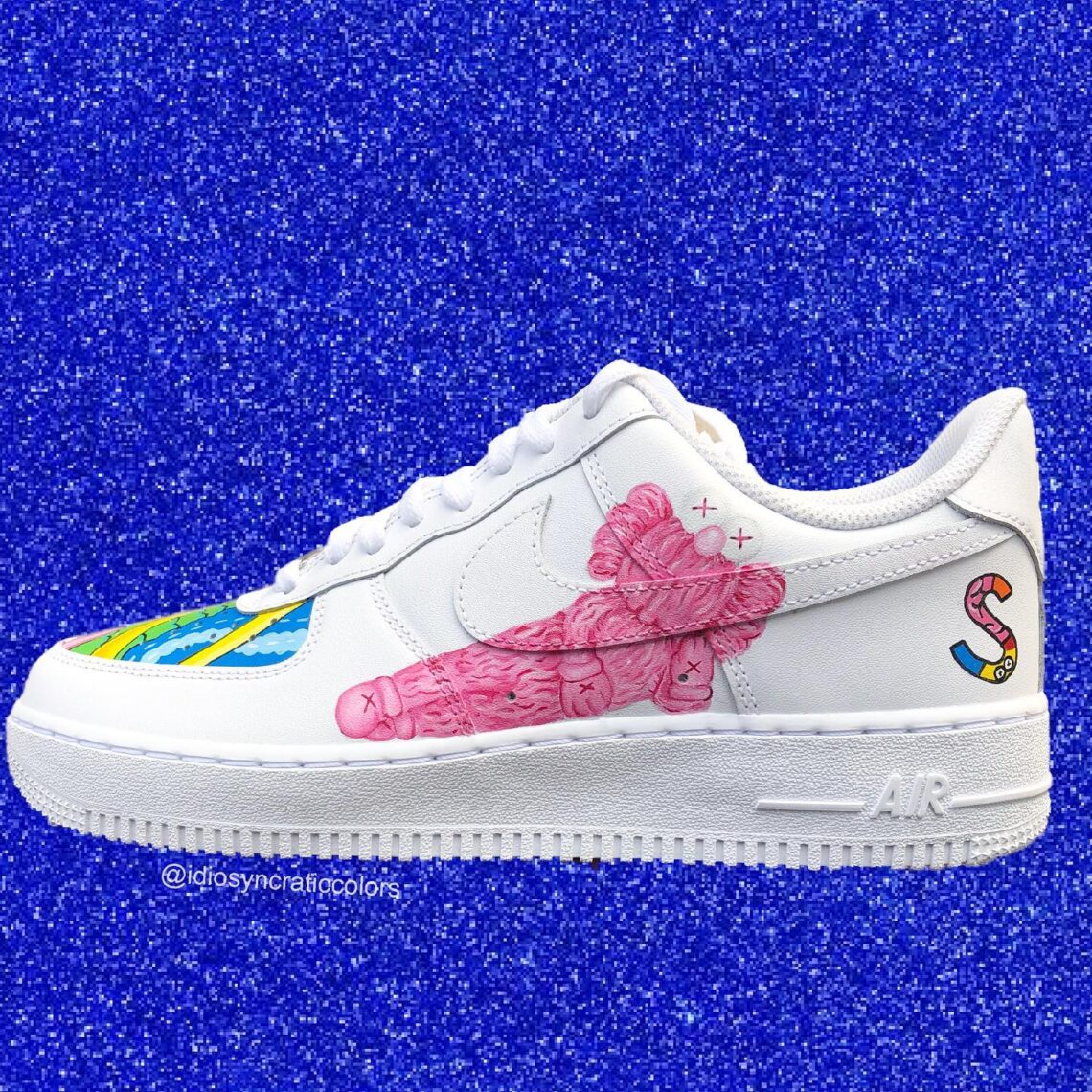 custom kaws af1