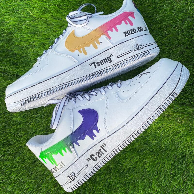 Kai Kai Kiki x kaws Air Force 1 Custom