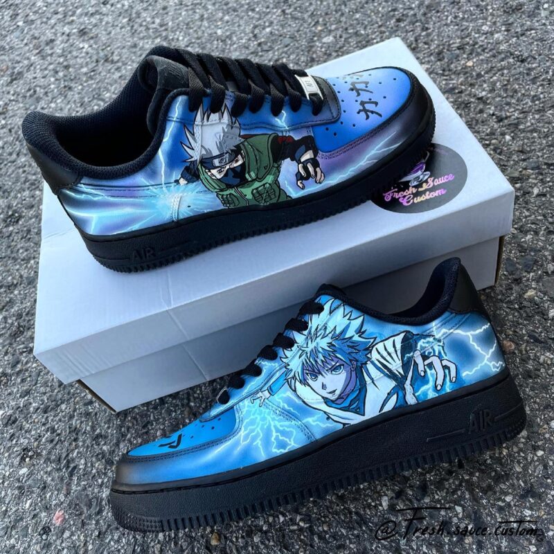 Kakashi x Killua Air Force 1 Custom