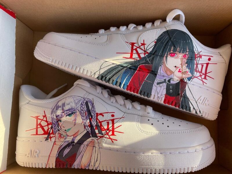 Kakegurui - Yumeko x Kirari Air Force 1 Custom