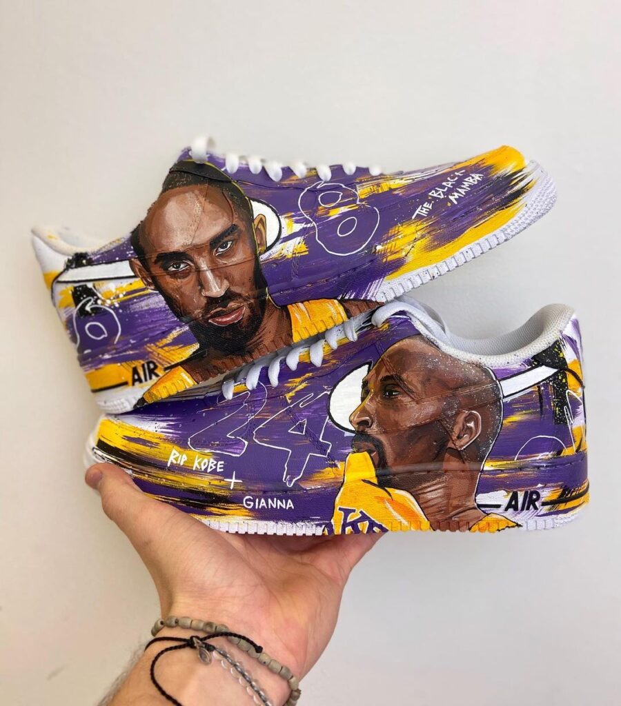 custom kobe bryant air force ones