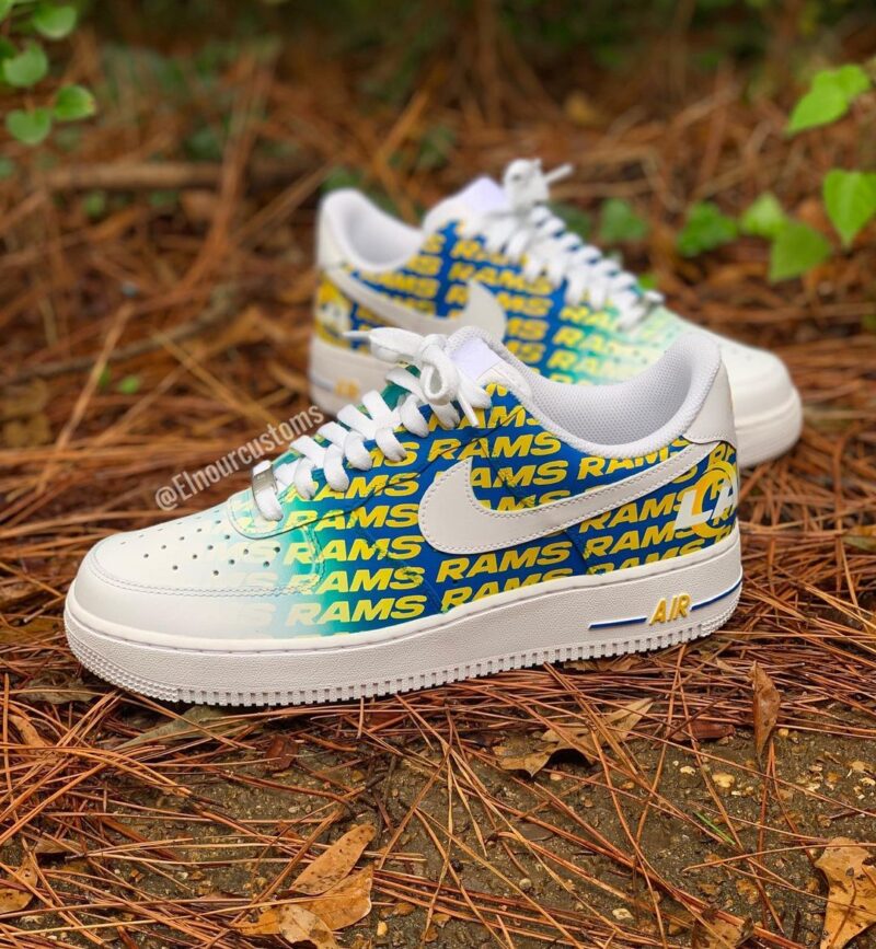 LA Rams Air Force 1 Custom - Image 3