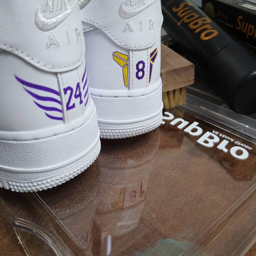 custom lakers af1