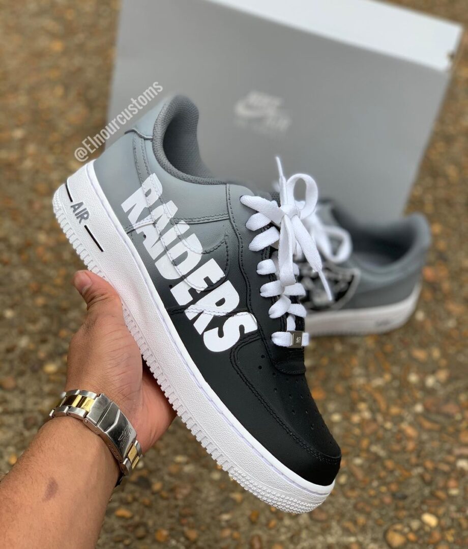 custom raiders air force 1