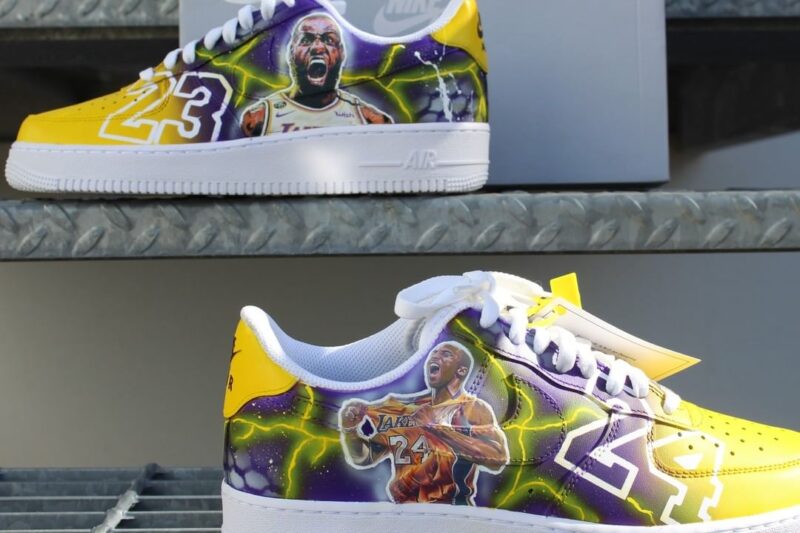 LeBron James x Kobe Bryant Air Force 1 Custom