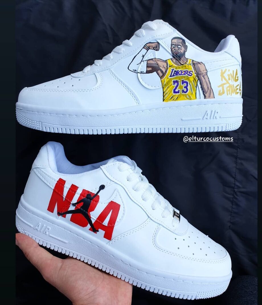 custom nba air force 1