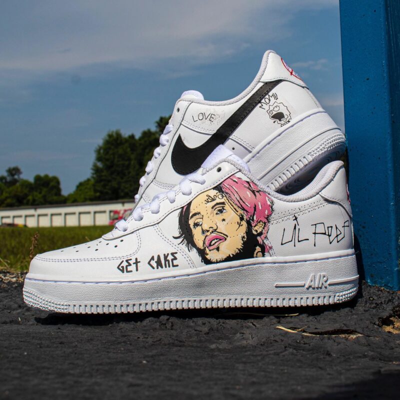 Lil Peep Air Force 1 Custom - Image 3