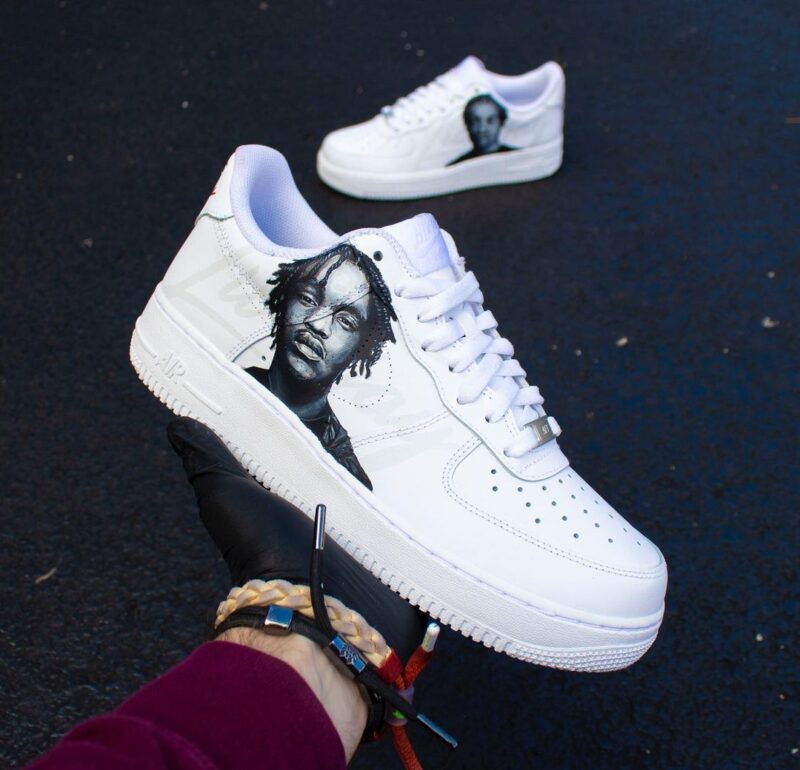 Lil Tjay Air Force 1 Custom