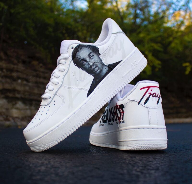 Lil Tjay Air Force 1 Custom - Image 2