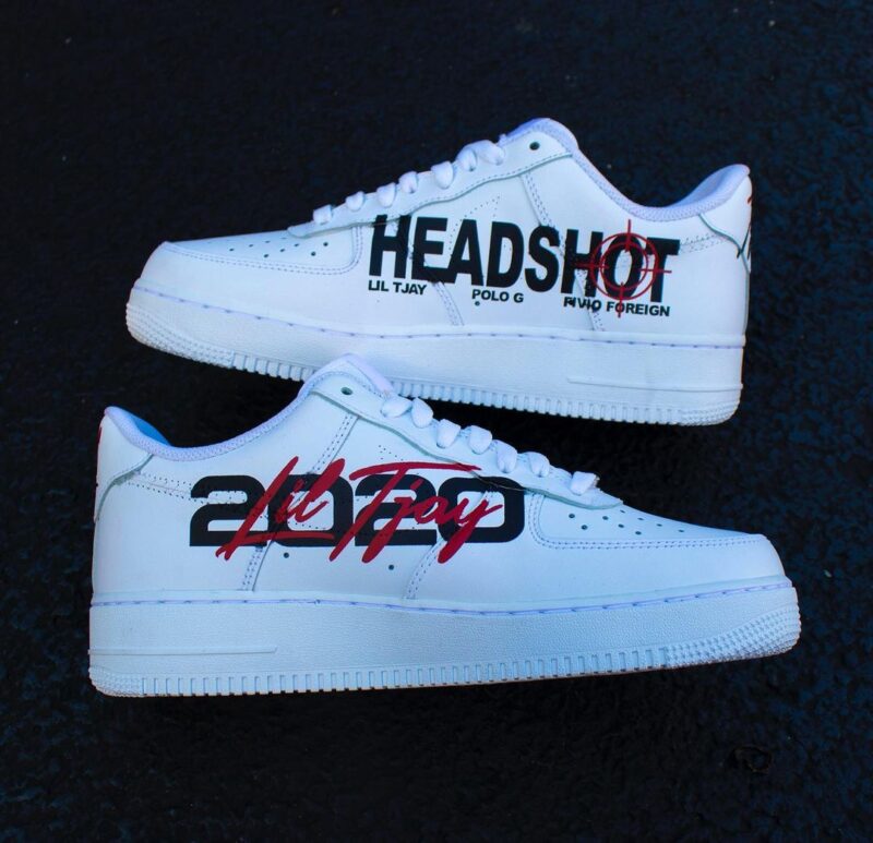 Lil Tjay Air Force 1 Custom - Image 8