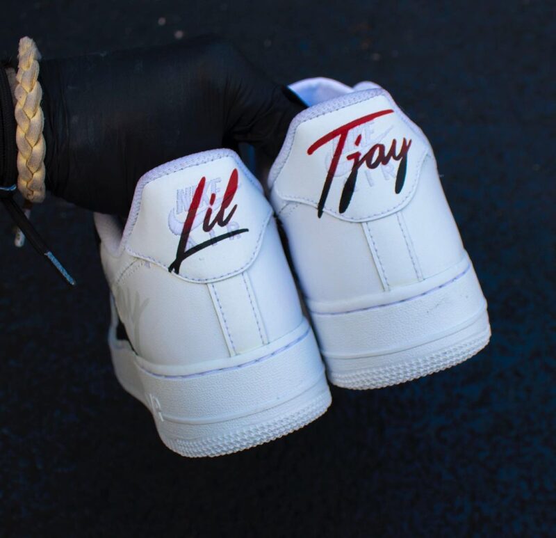 Lil Tjay Air Force 1 Custom - Image 5