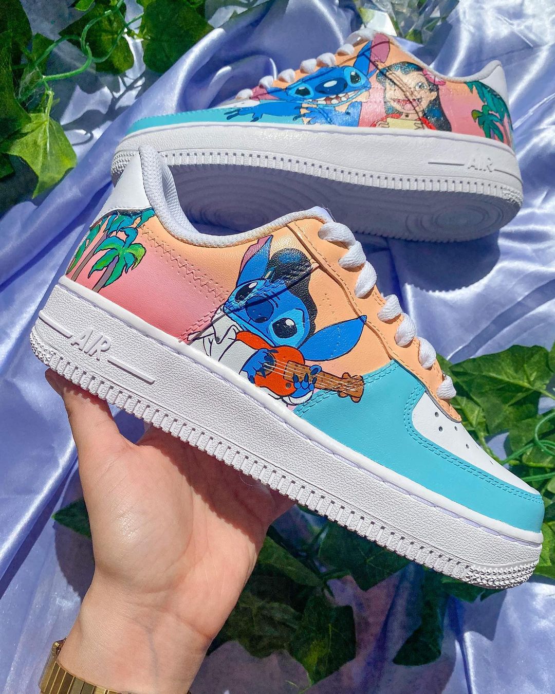 Disney Lilo and Stitch Custom Airforce 1 Made-to-order 